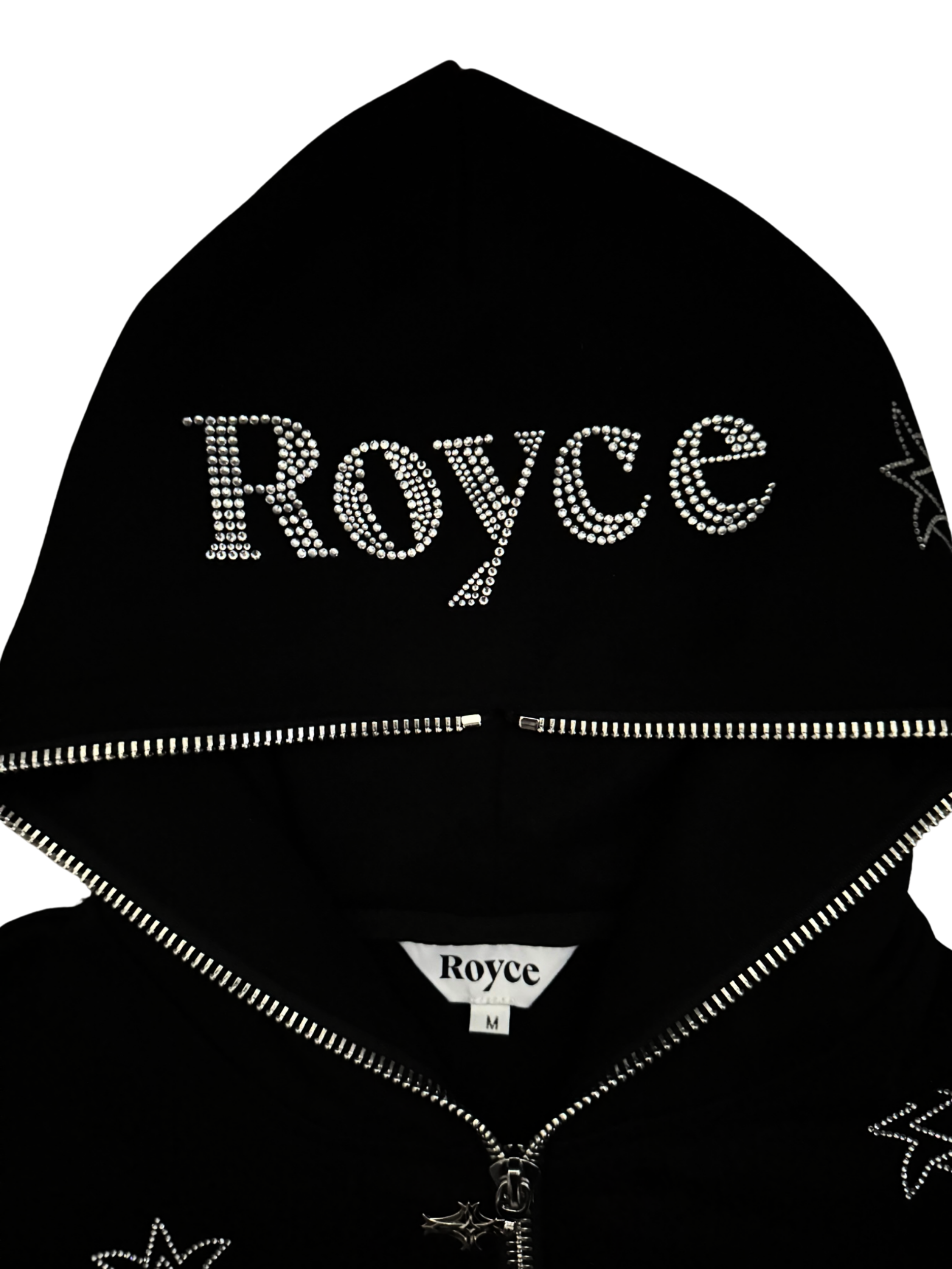 Royce Cross Rhinestone Hoodie