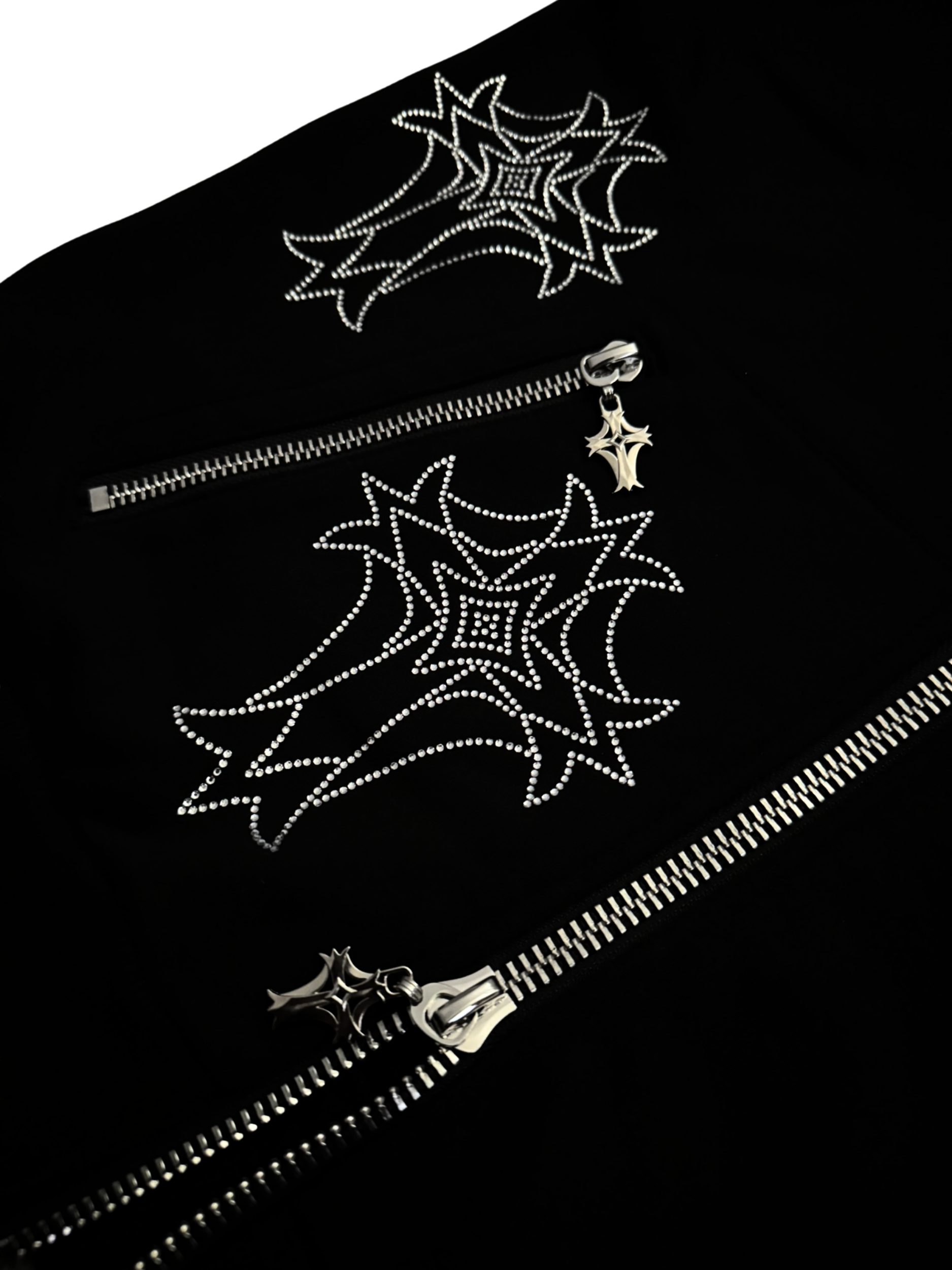 Royce Cross Rhinestone Hoodie