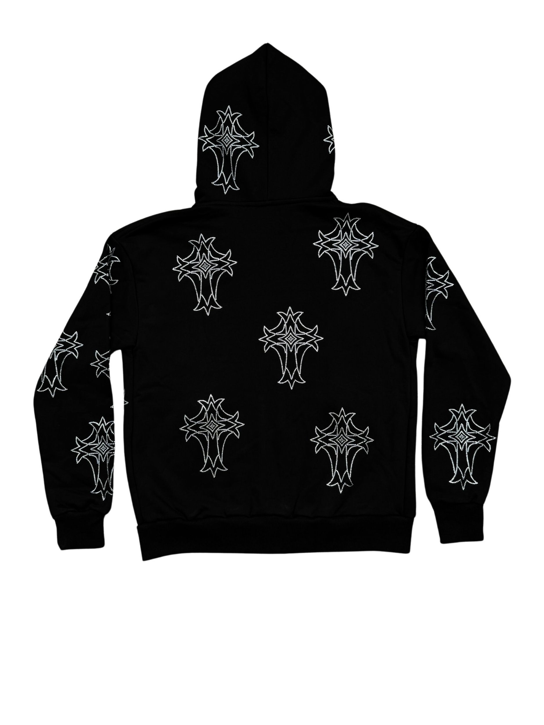 Royce Cross Rhinestone Hoodie