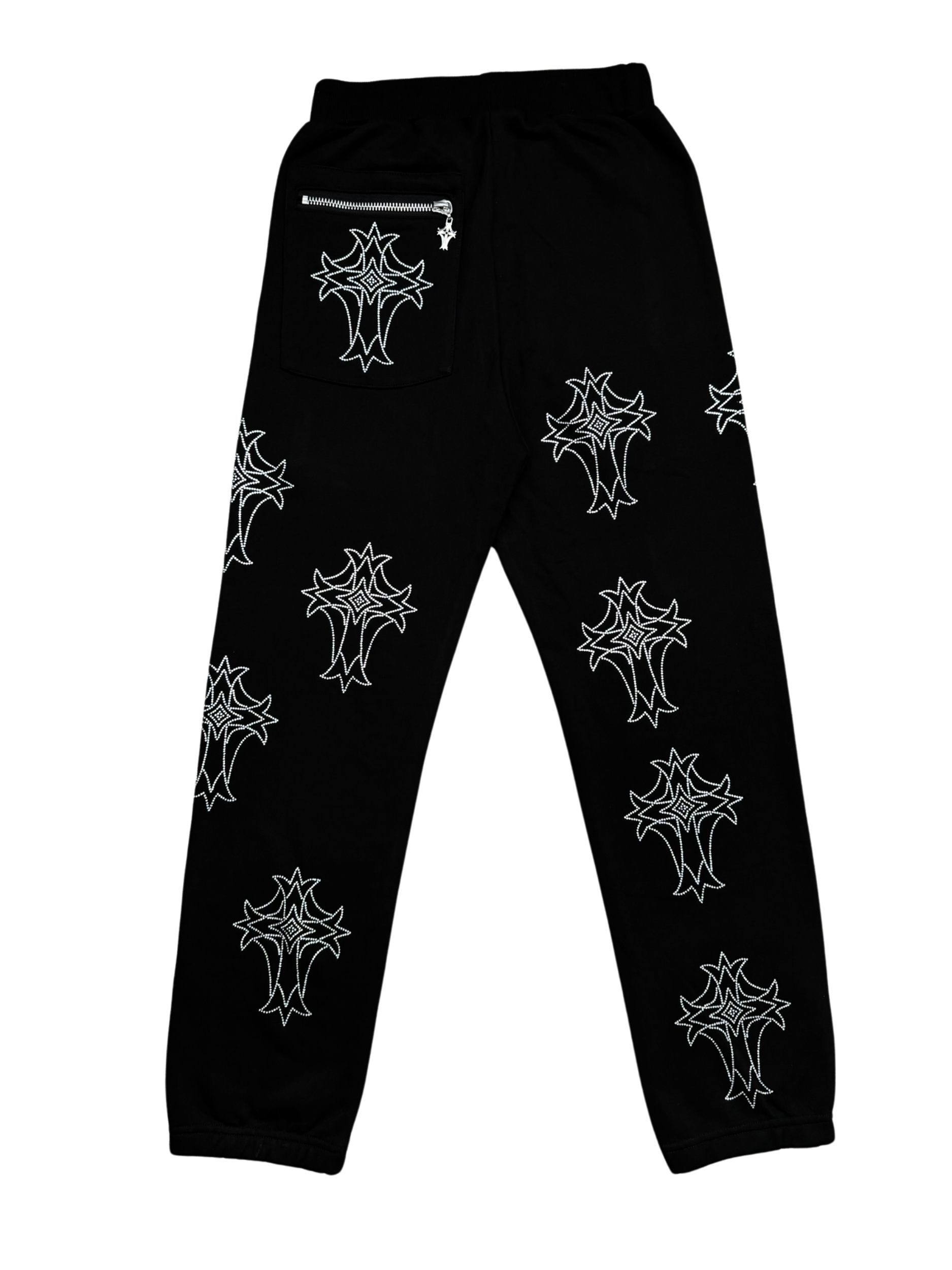 Royce Cross Rhinestone Sweatpants